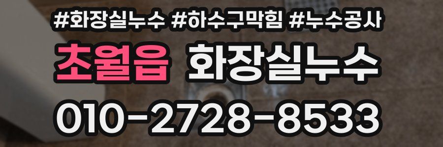 초월읍 누수탐지