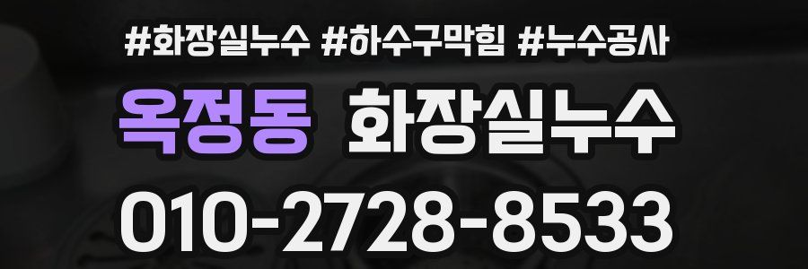 옥정동 누수탐지