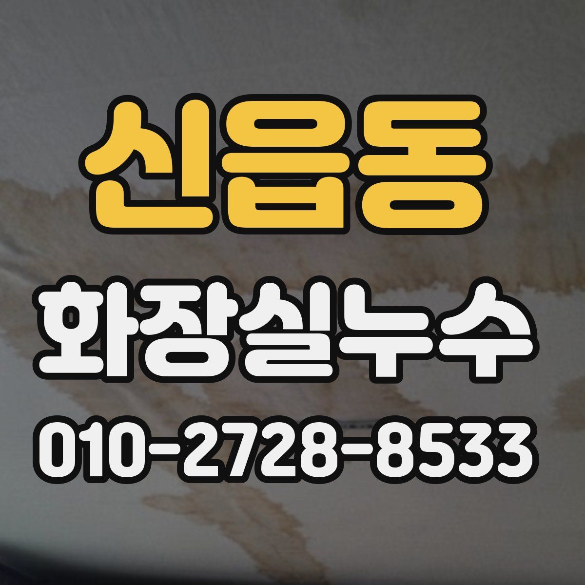 신읍동 화장실누수탐지