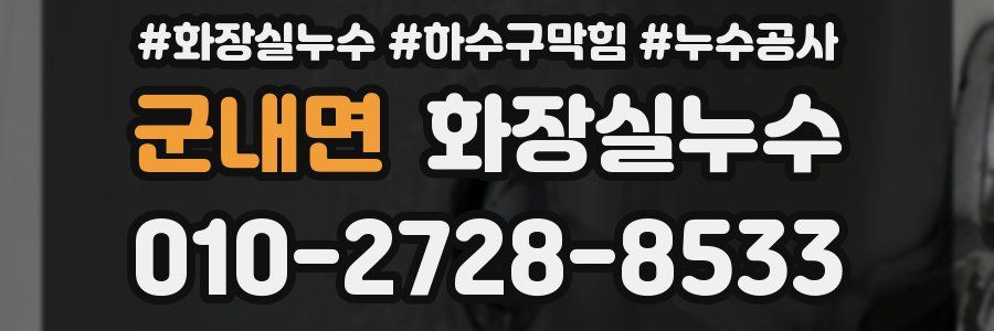 군내면 누수탐지