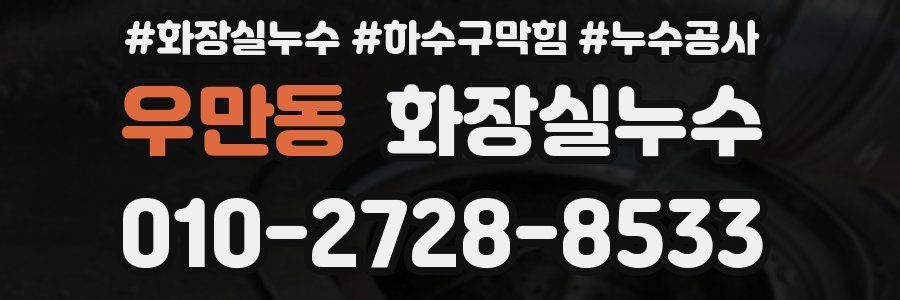 우만동 누수탐지