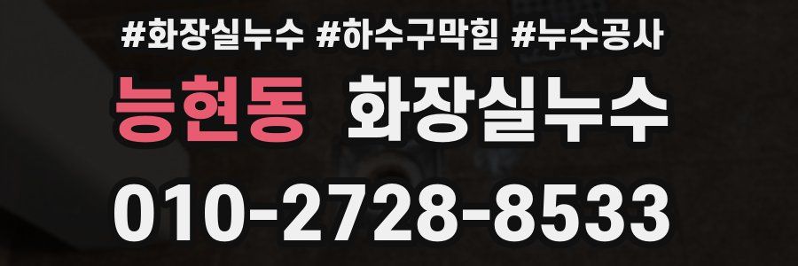 능현동 누수탐지