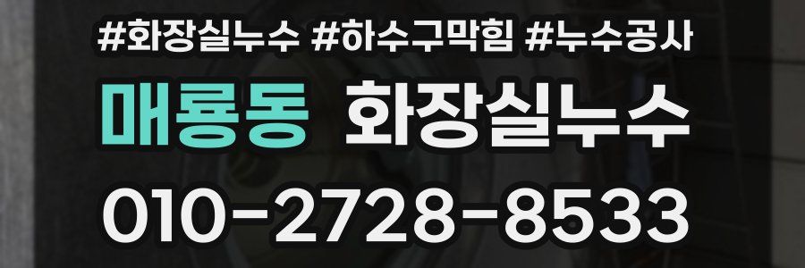 매룡동 누수탐지