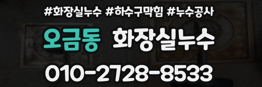 오금동 누수탐지