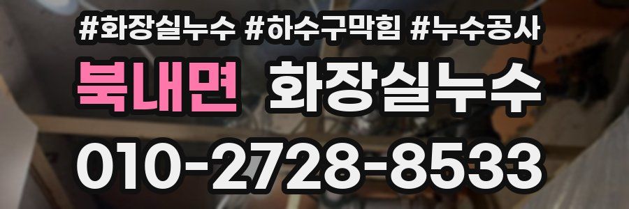 북내면 누수탐지