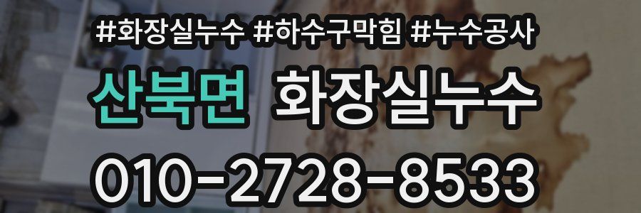 산북면 누수탐지