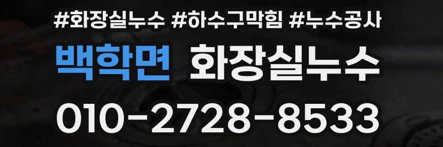 백학면 누수탐지
