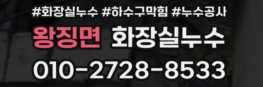 왕징면 누수탐지
