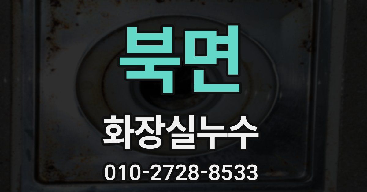 북면 누수업체