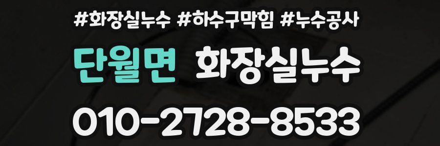 단월면 누수탐지