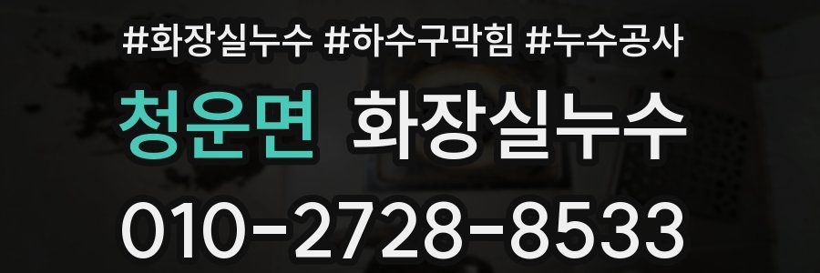 청운면 누수탐지