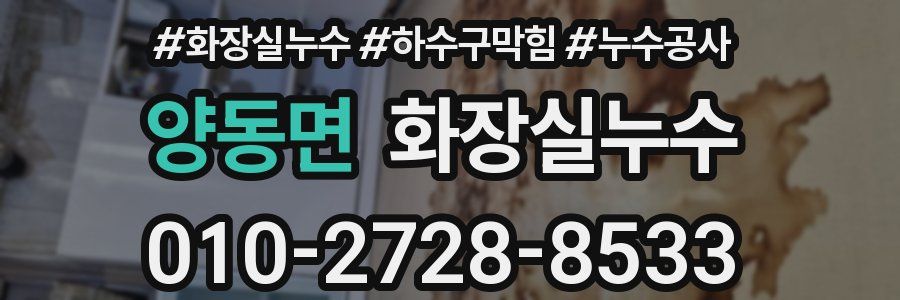 양동면 누수탐지