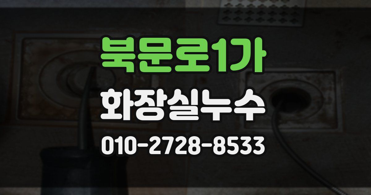 북문로1가 누수업체
