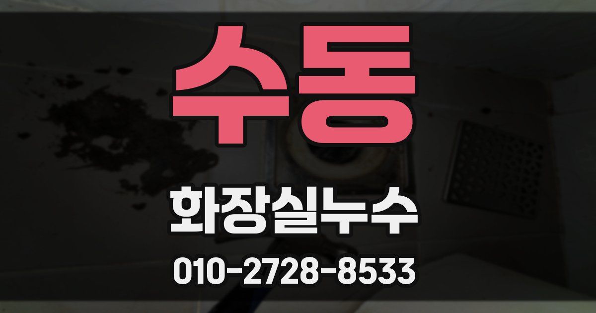 수동 누수업체