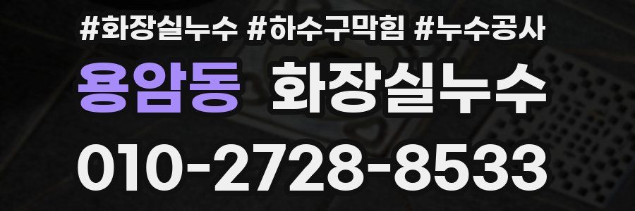 용암동 누수탐지
