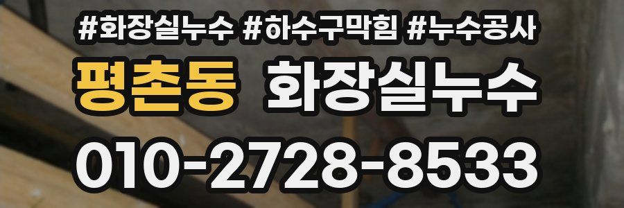 평촌동 누수탐지
