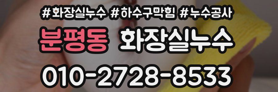 분평동 누수탐지