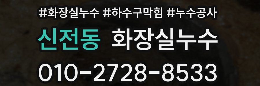 신전동 누수탐지