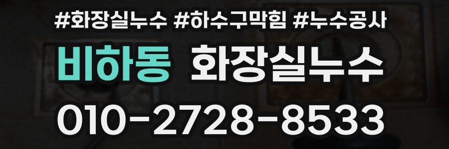 비하동 누수탐지