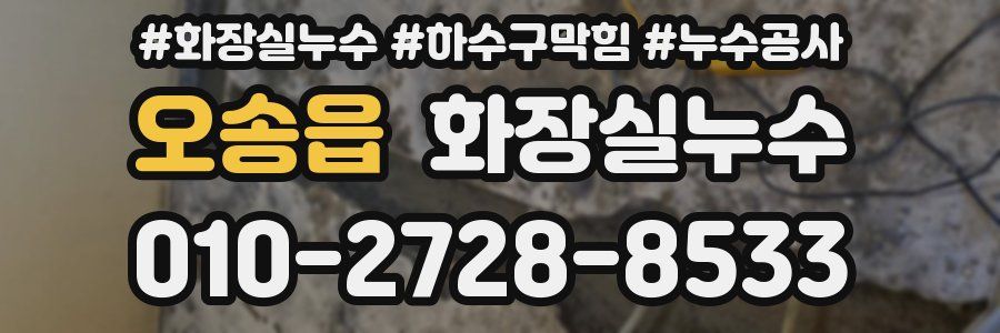 오송읍 누수탐지
