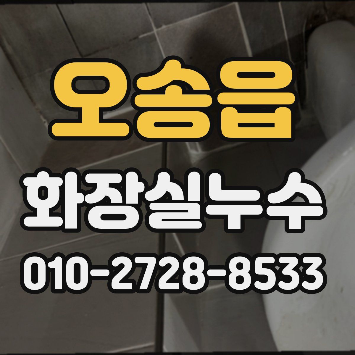 오송읍 화장실누수탐지