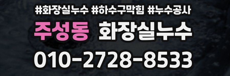주성동 누수탐지
