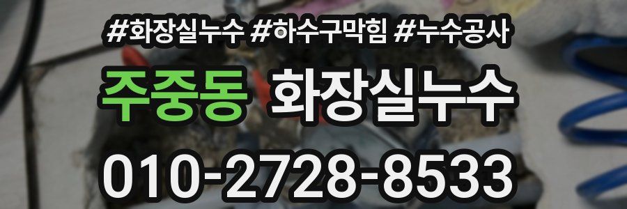 주중동 누수탐지