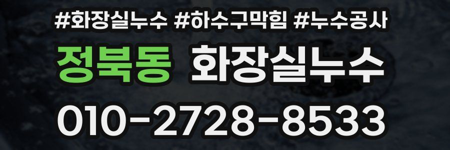 정북동 누수탐지