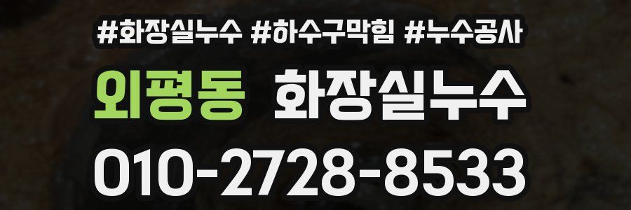 외평동 누수탐지