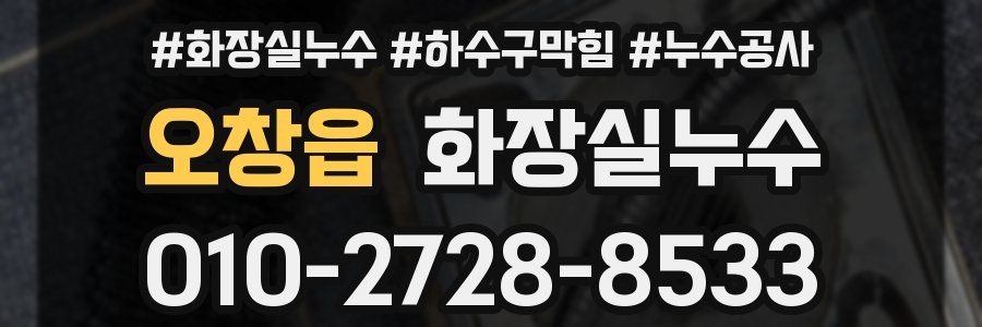 오창읍 누수탐지