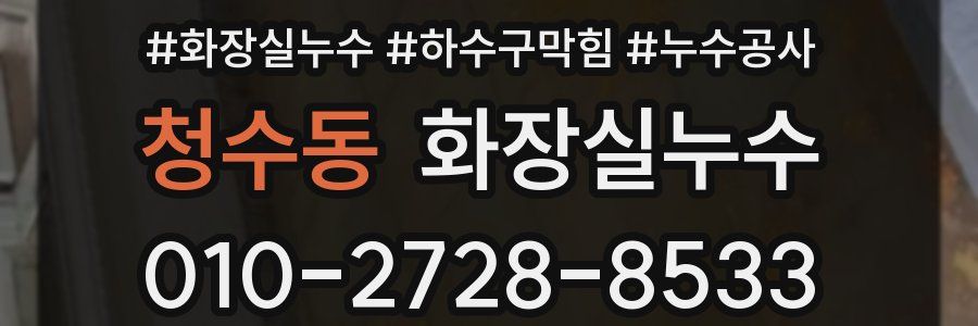 청수동 누수탐지