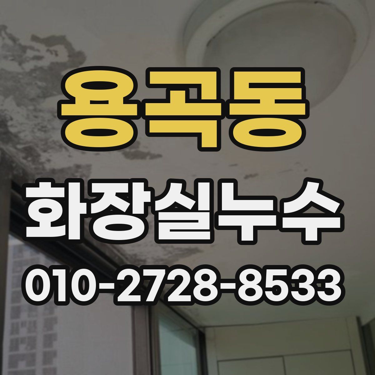 용곡동 화장실누수탐지