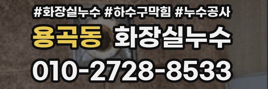 용곡동 누수탐지