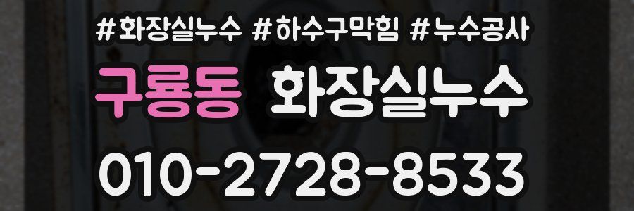 구룡동 누수탐지