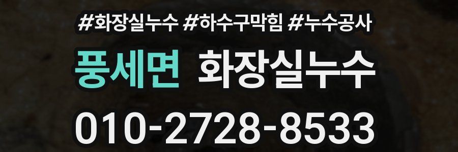 풍세면 누수탐지
