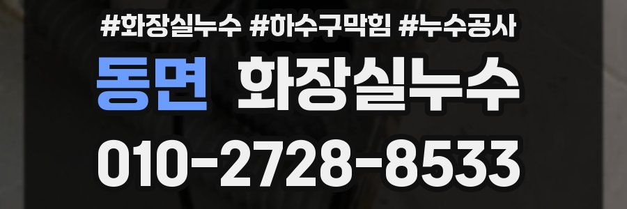 동면 누수탐지