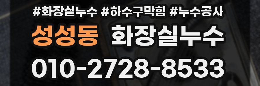 성성동 누수탐지
