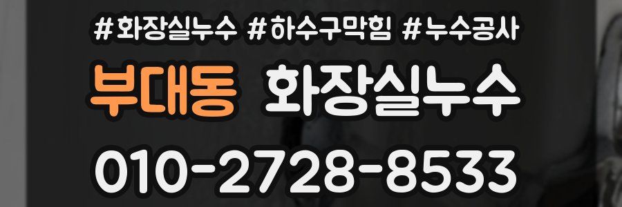 부대동 누수탐지