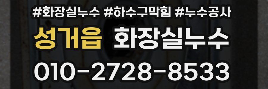 성거읍 누수탐지