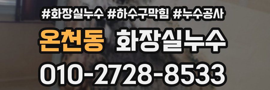 온천동 누수탐지