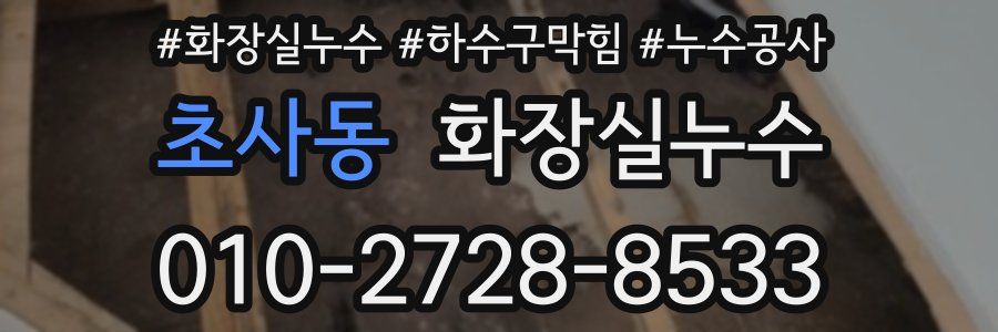 초사동 누수탐지