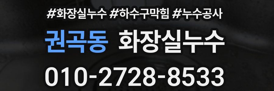 권곡동 누수탐지