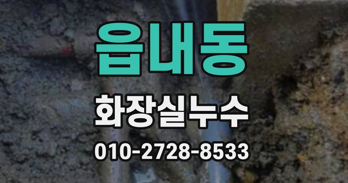 읍내동 누수업체