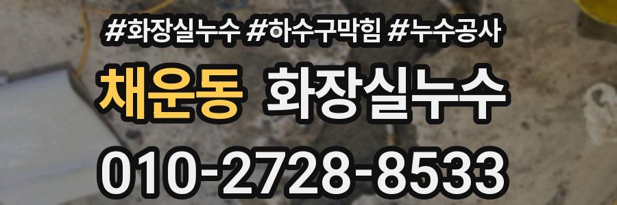 채운동 누수탐지