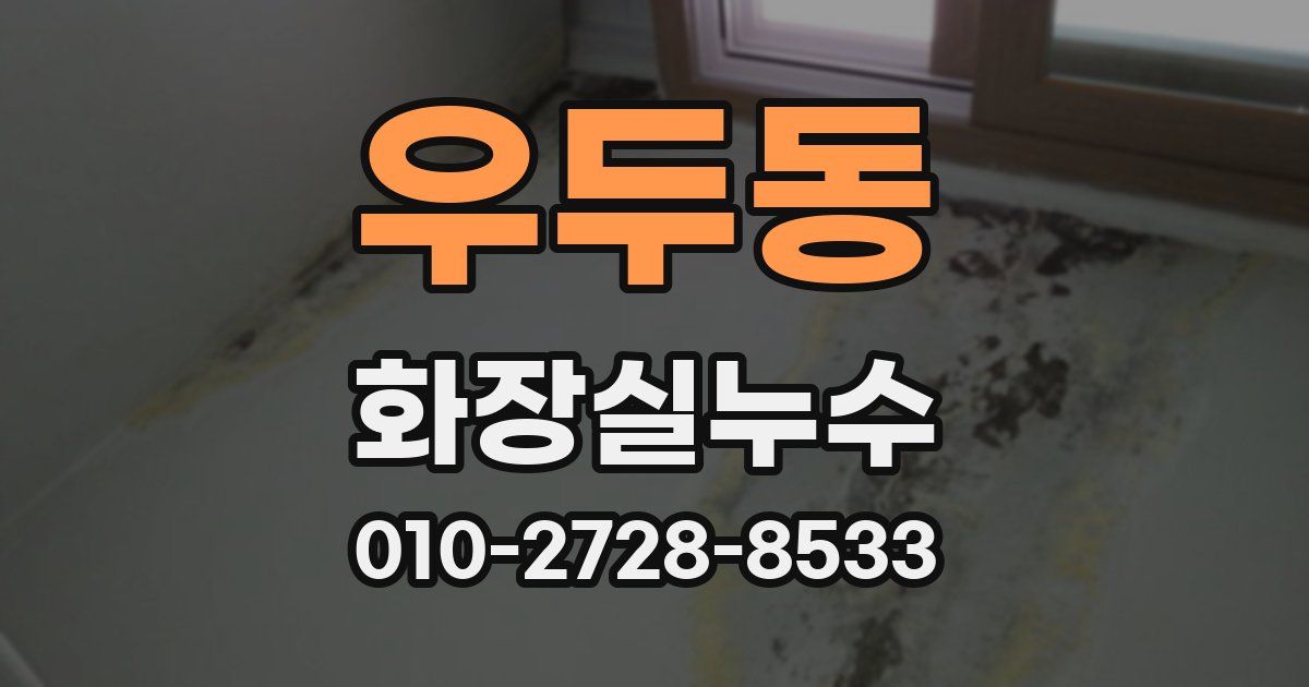 우두동 누수업체