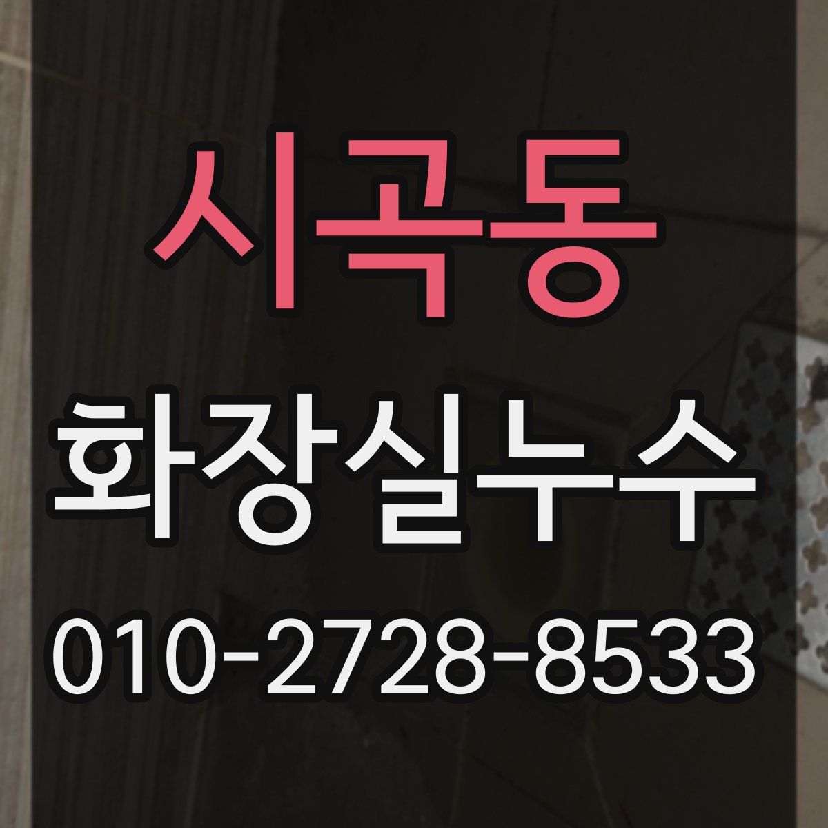 시곡동 화장실누수탐지