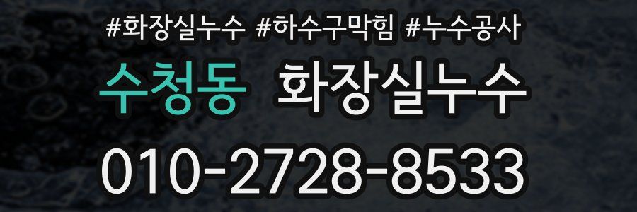 수청동 누수탐지