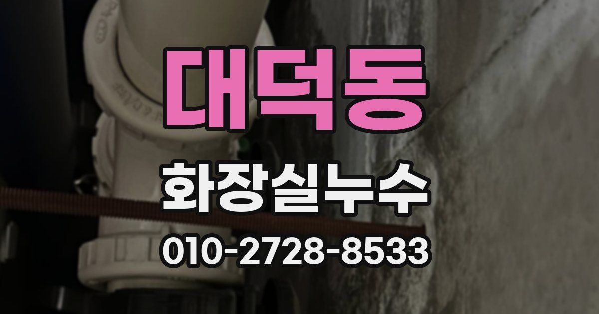대덕동 누수업체