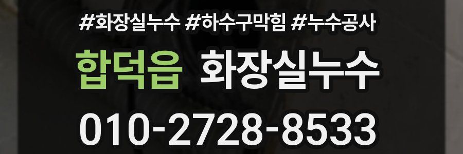 합덕읍 누수탐지