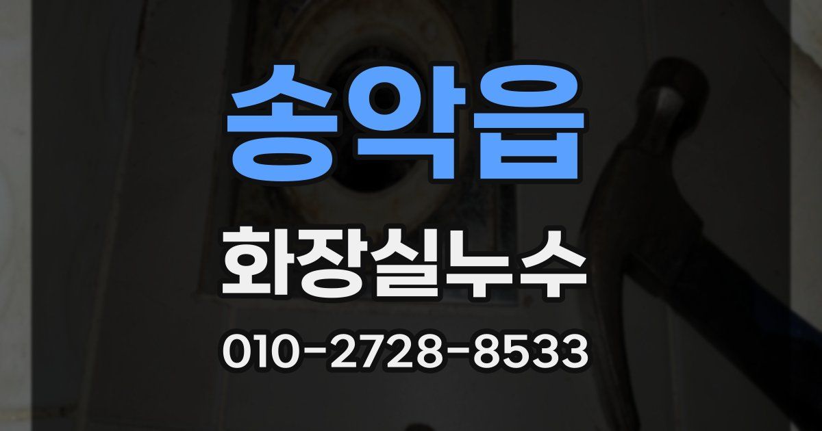 송악읍 누수업체